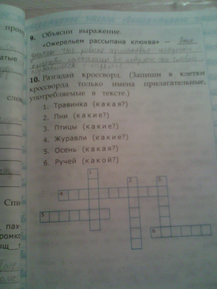 Значение выражения "ожерельем рассыпана клюква" и его объяснение