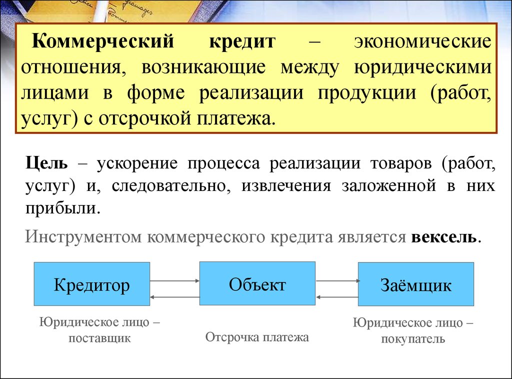 Что такое коммерческий кредит: преимущество, достоинство