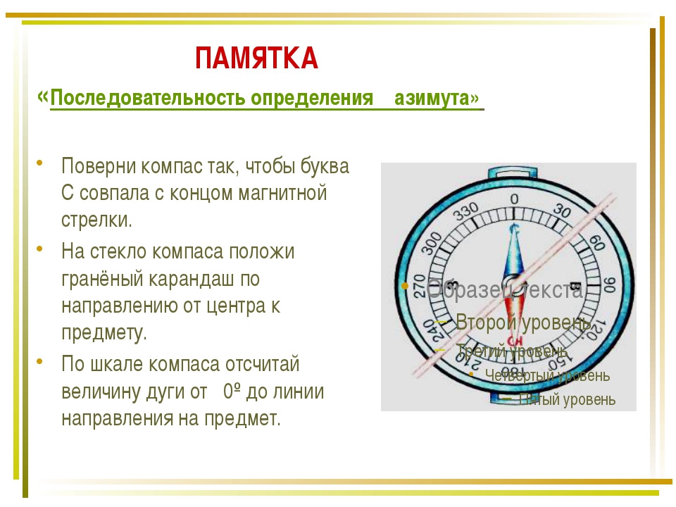 Стороны горизонта и азимут. ориентирование на местности. часть 2. азимут. направление на плане. - выживание в лесу