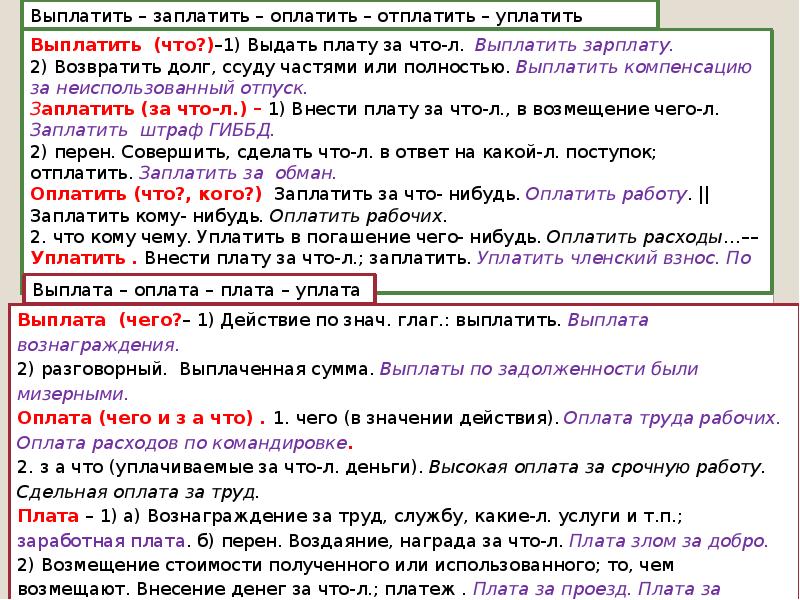 Устаревшие слова в русском языке