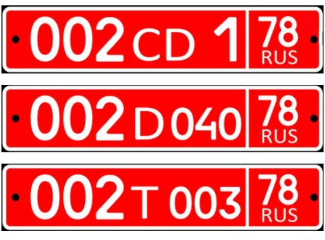 Красные номера на машине в россии