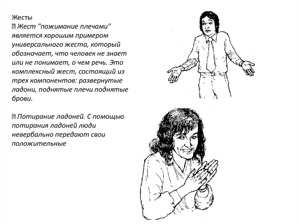 Топ 47 типов жестов и их значение в психологии