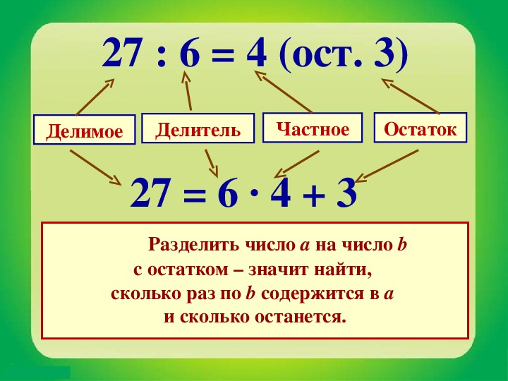 Равные ненулевые остатки: что это такое?
