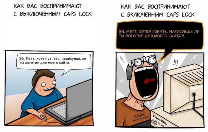 Капс - влияние на восприятие текста и роль в интернет-коммуникации - зверосити