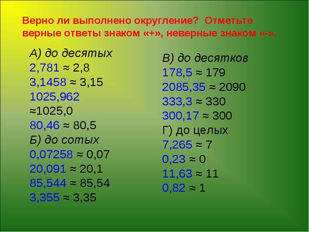 Функции округления в excel