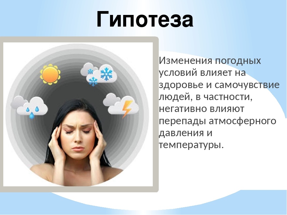 Влияние погодных условий на настроение