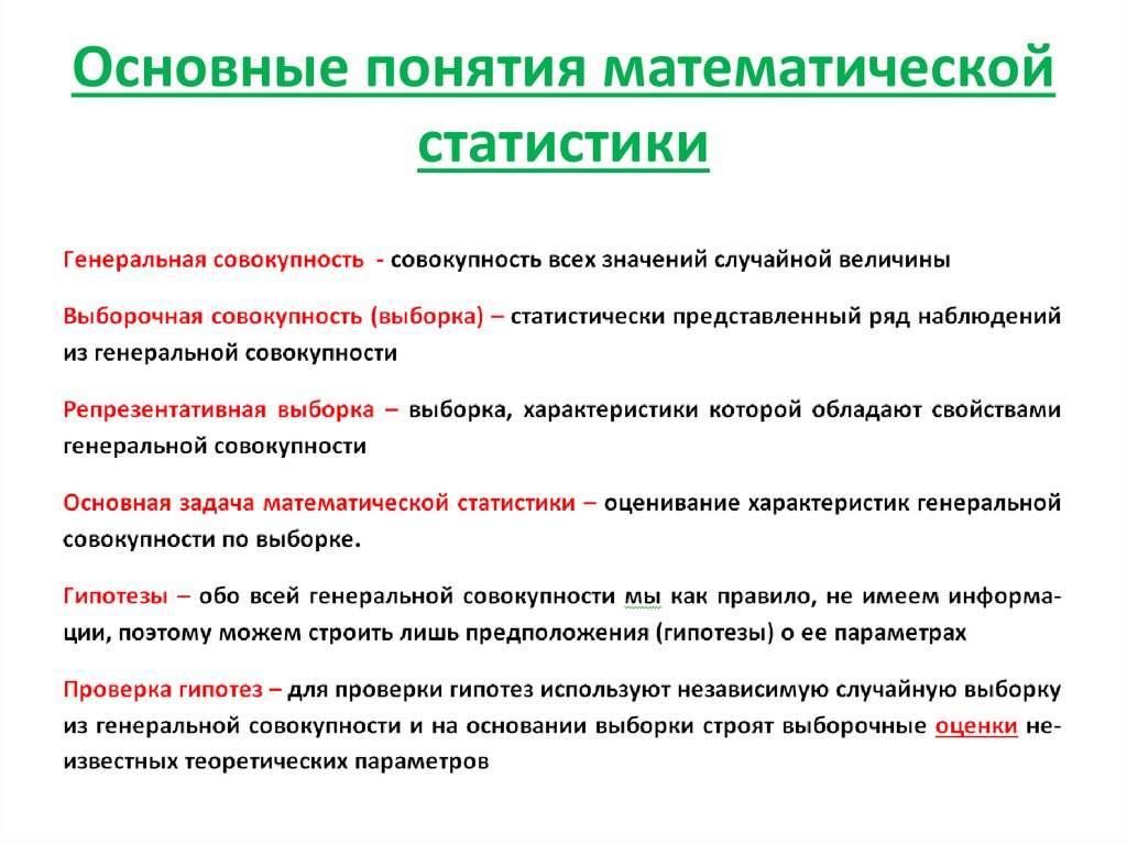 Среднее значение, медиана и мода
