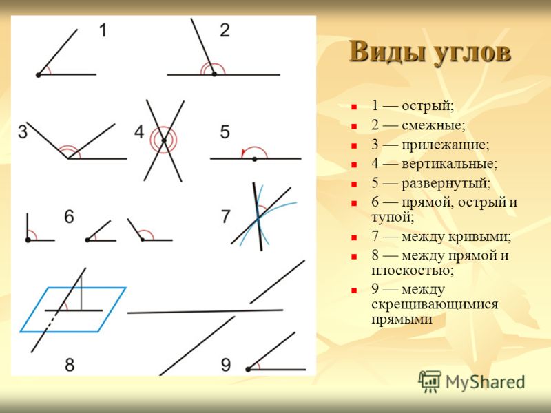 Урок 3: фигуры в геометрии - 100urokov.ru
