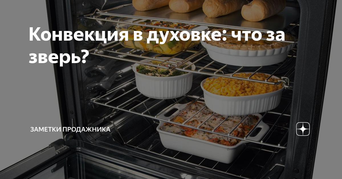 Что такое конвекция в духовке электрической плиты