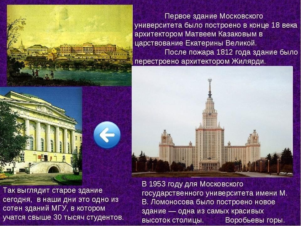 Московский государственный университет имени м.в. ломоносова
