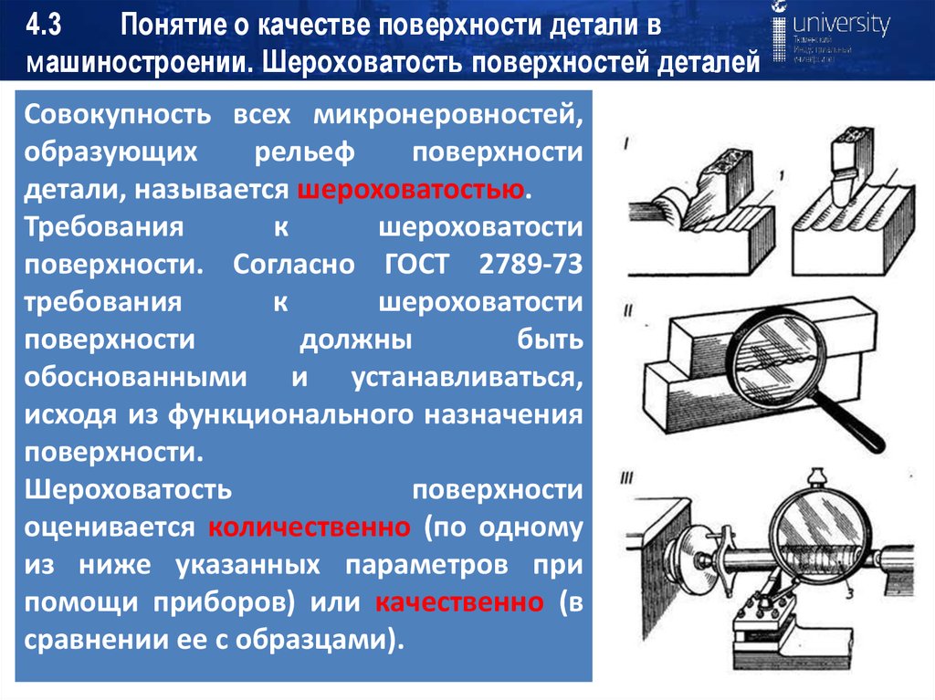 Шероховатость поверхности ra и rz - таблица значений